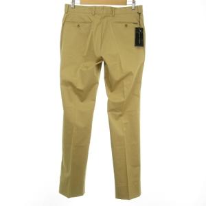 RALPH LAUREN BLACK LABEL チノ トラウザー スラックス パンツ ノータック テーパード W32 べージュ IBO26