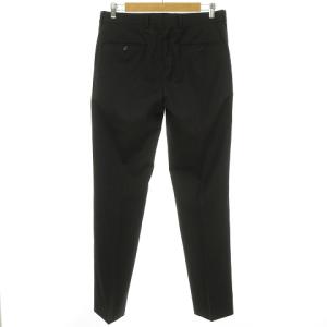 RALPH LAUREN スラックス パンツ シングル ノータック テーパード W32 ダークグレー