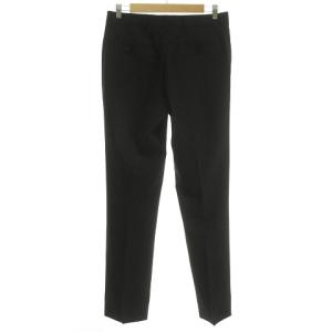 GIVENCHY スラックス パンツ シングル ノータック テーパード  黒 ブラック IBO26 0826
