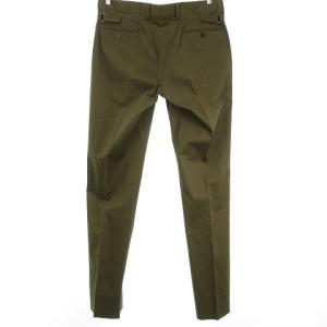RALPH LAUREN ブラックレーベル BLACK LABEL トラウザー スラックス パンツ ノータック テーパード W31 カーキ IBO26