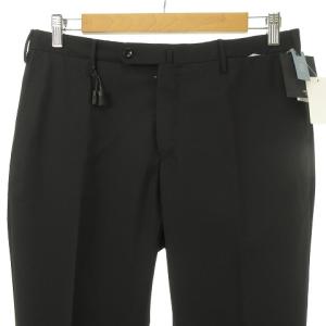 INCOTEX SUPER 100’s シングル パンツ 48 ブラック