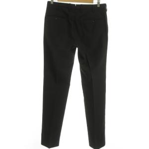 INCOTEX SUPER 100’s シングル パンツ ノータック 48 ブラック