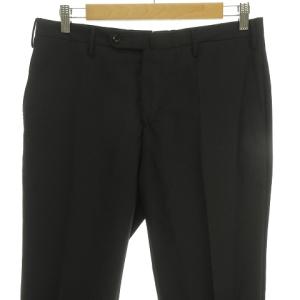 INCOTEX SUPER 100’s シングル パンツ ノータック 48 ブラック