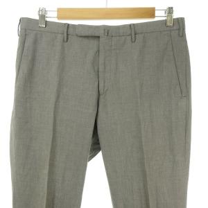 INCOTEX SLOWEAR別注 スラック パンツ ノータック シングル テーパード 48 グレー