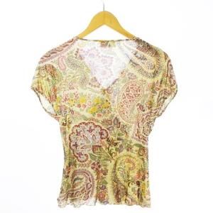 ETRO セットアップ カシュクール調トップス レイヤードスカート ペイズリー 総柄