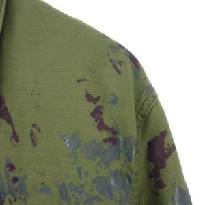 Needles 20SS COVERALL Back Sateen Paint GL149 L オリーブ