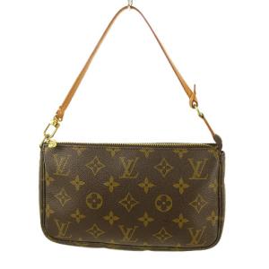 M51980 モノグラム ポシェット アクセソワール アクセサリーポーチ 茶