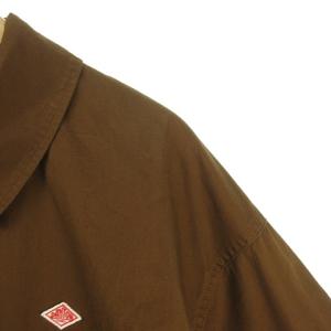 DANTON 2017AW COTTON TWILL JACKET JD-8815 CDT シャツ ジャケット  長袖 40 ブラウン