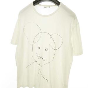 LAD MUSICIAN 18SS SUPER BIG T-SHIRT 落書き プリント Tシャツ カットソー 半袖 42 ホワイト
