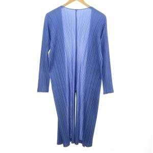 PLEATS PLEASE ISSEY MIYAKE pp81-ja563 近年 プリーツコート 3 青 