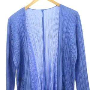PLEATS PLEASE ISSEY MIYAKE pp81-ja563 近年 プリーツコート 3 青 