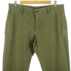 INCOTEX  スラックス パンツ テーパード メタルボタン W36 オリーブ