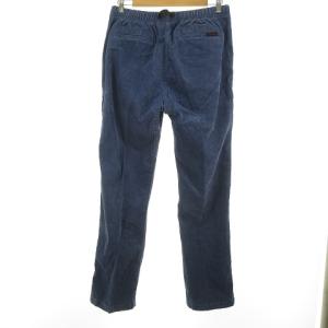 GRAMiCCi コーデュロイ イージー パンツ テーパード L ブルー