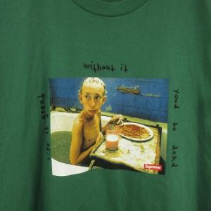 Supreme 22SS Gummo Bathtub Tee フォトプリント Tシャツ 半袖 XL グリーン