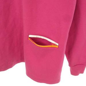 YVES SAINT LAURENT ヴィンテージ スウェット シャツ トレーナー YSL ロゴ 長袖 福助 150 ピンク IBO27