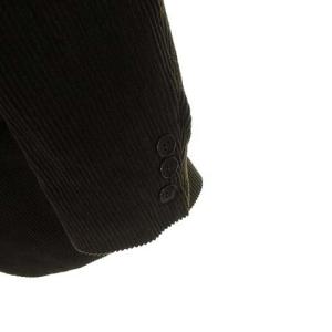 agnes b. フランス製 コーデュロイ シングル 3B ジャケット テーラード ブレザー 2 ブラウン