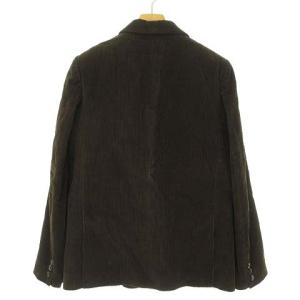 agnes b. フランス製 コーデュロイ シングル 3B ジャケット テーラード ブレザー 2 ブラウン
