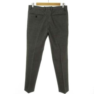 Scye 美品 ウール スラックス トラウザー パンツ ボトムス テーパード 38 グレー
