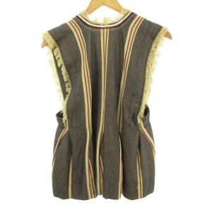 ISABEL MARANT エトワール トゥモローランド  トップス プルオーバー ベスト インディアン柄 34 グレー  IBO29 1031