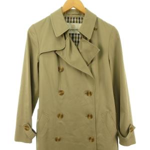 Aquascutum トレンチコート ロング チェック裏地 K10 ベージュ