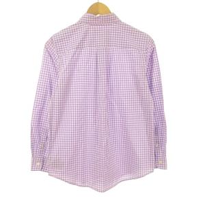 RALPH LAUREN ボタンダウン シャツ ギンガムチェック パープル
