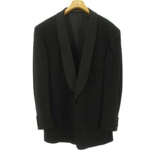 CORNELIANI バーニーズニューヨーク 別注 シングル 1B スーツ セットアップ ラペル切替 サイドライン 50 ブラック 黒