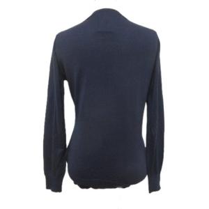 JOHN SMEDLEY カーディガン 長袖 コットンニット M 紺 ネイビー X