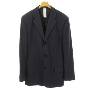 VERSACE istante シングル 3B スーツ セットアップ ジャケット スラックス 50 ネイビー