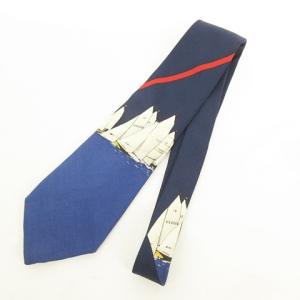 MAKERS ブルックスブラザーズ メイカーズ ヴィンテージ VINTAGE ネクタイ セーリングヨット ヨット 舟 絵柄