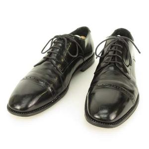 レザーシューズ スタッズ 42.5 黒