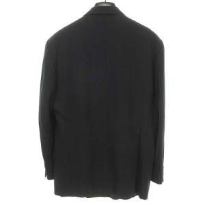 KENZO ヴィンテージ ピークドラペル ダブル 6B ジャケット テーラード ブレザー 3 ネイビー IBO31
