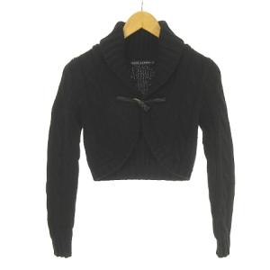 ダッフル ボレロ カーディガン ショールカラー ケーブル 縄編み カシミヤ混 ニット セーター 国内正規品 IBO31