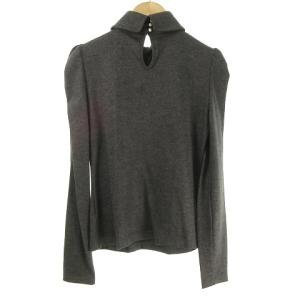 M'S GRACY シャツ カットソー 長袖 フェイクパールボタン 38 グレー