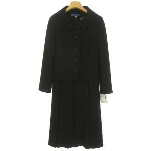 ワンピース アンサンブル スーツ セットアップ 36 ブラック