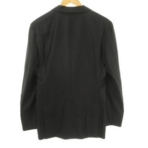 TOMORROWLAND Ermenegildo Zegna エルメネジルド・ゼニア 生地 テーラード ジャケット ブレザー シングル 2B 48 黒