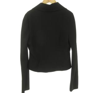 SYBILLA オープンカラー ジャケット ブルゾン 40 黒 ブラック IBO33 1228