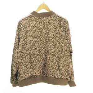 BEAMS × mmts マミタス 2way レオパード リバーシブル ブルゾン mmtsロゴ × レオパード ヒョウ柄 × 無地 スカジャン