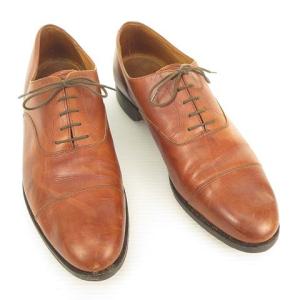 Crockett & Jones バーニーズニューヨーク 別注 ストレートチップ レザー シューズ ビジネス ドレス 11 D ブラウン 茶 IBO33