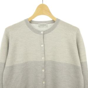 JOHN SMEDLEY クルーネック カーディガン グレー M