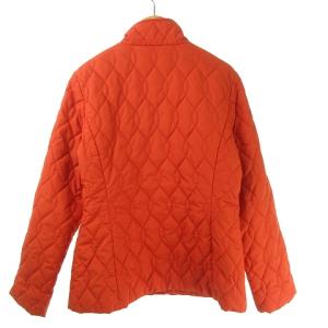 LACOSTE キルティング ジャケット パテッド ブルゾン 40 オレンジ IBO33 0114