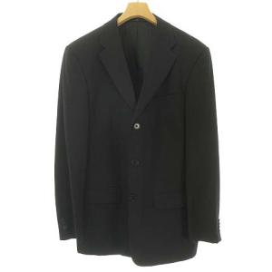 VALENTINO シングル 3B スーツ セットアップ ジャケット スラックス 48 ブラック IBO35