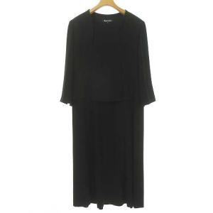 Aquascutum フォーマル アンサンブル スーツ ワンピース ジャケット 13 黒