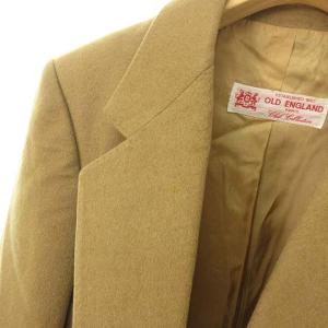 OLD ENGLAND キャメル100% シングル 2B ジャケット テーラード ブレザー 38 ベージュ系 IBO33
