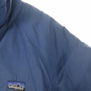 Patagonia 80's後期 裏ボア ジャケット ブルゾン フリース デカタグ 紺 ネイビー 0208