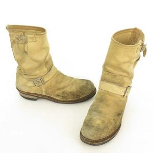 RED WING 8268 PT99 エンジニアブーツ スウェード 06年製 US10 D ベージュ系