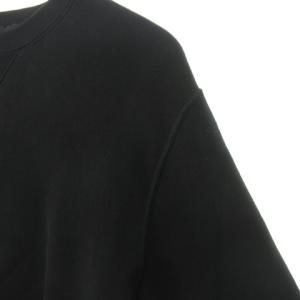 LOOPWHEELER トレーナー スウェット ガゼット ワンポイント L 黒 ブラック 0210