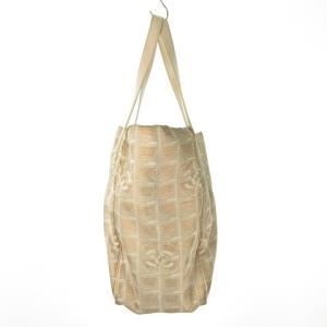 CHANEL ニュートラベルライン PM トートバッグ ハンドバッグ ナイロン レザー ピンク系