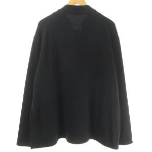 COMOLI 22AW カシミヤ スタンドカラーニットジャケット 3 紺 W03-06004 0215