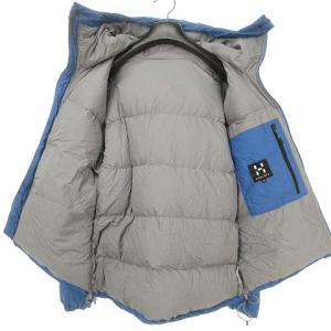 Haglofs ダウン ジャケット マウンテンパーカー アウトドア M ブルー