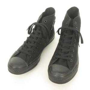 オールスター オールブラック ハイカット スニーカー キャンバス 美品 29cm 黒 IBO36